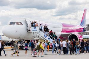 Samolot Wizz Air na lotnisku Rzeszw - Jasionka