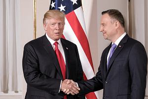 Donald Trump i Andrzej Duda w Warszawie w lipcu 2017 r.