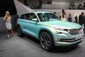 Hybrydowy Kodiaq z napdem 4x4 bdzie najwikszym i najdroszym modelem kody. W Genewie jego zwiastunem by prototyp Vision S. 