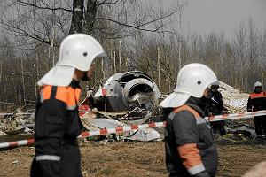 Wrak samolotu TU-154 po katastrofie polskiego samolotu prezydenckiego w Smolesku, 11 kwietnia 2010 r.