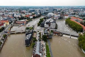 Odra w centrum Wrocawia