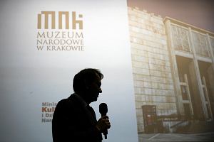 Andrzej Betlej podczas konferencji podsumowujcej kadencj w Muzeum Narodowym w Krakowie