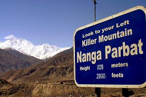 Nanga Parbat w pnocnym Pakistanie.