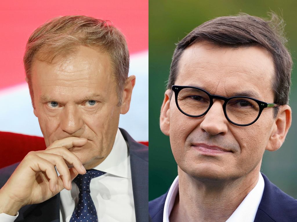 Donald Tusk i Mateusz Morawiecki.