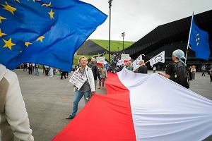 Manifestacja zorganizowana przez Komitet Obrony Demokracji w Katowicach