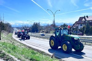 Protesty rolnikw na Podhalu.