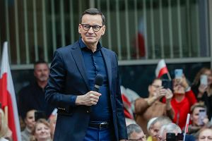 Mateusz Morawiecki na spotkaniu w Legnicy w lutym br.