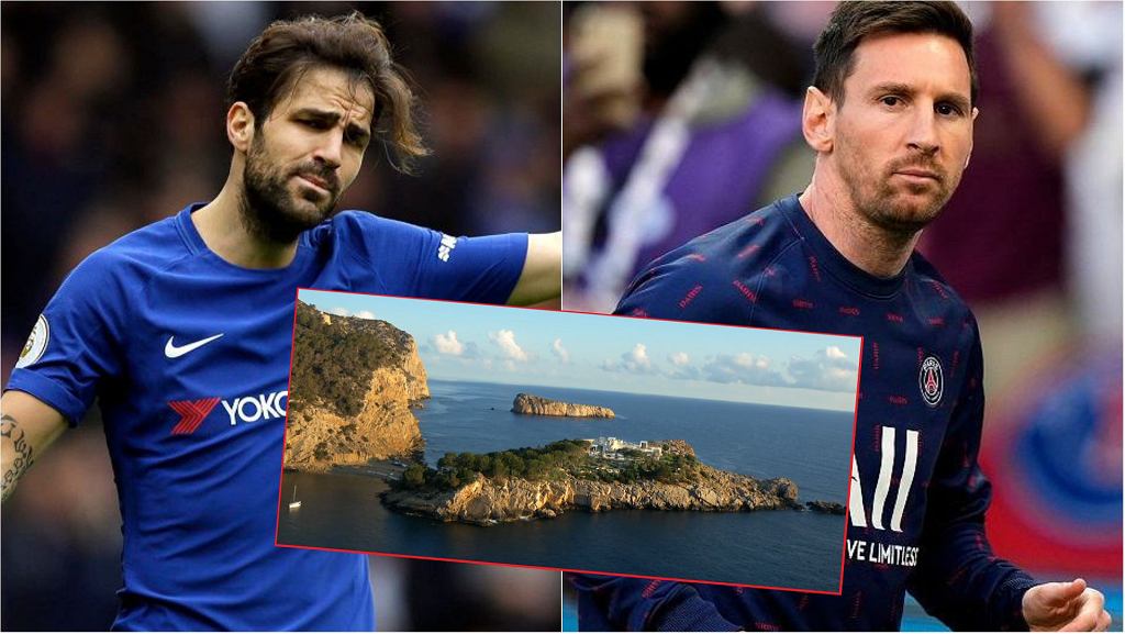 Cesc Fabregas i Leo Messi wypoczywaj na prywatnej wyspie