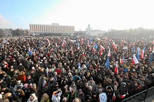 Demonstracja KOD w Warszawie