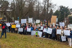 18 stycznia 2020 r. Protest przeciwko budowie Lidla w Komorowie