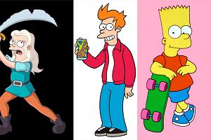 Ksiniczka Bean ('Rozczarowani'), Fry ('Futurama'), Bart ('Simpsonowie') - gwni bohaterowie seriali Matta Groeninga