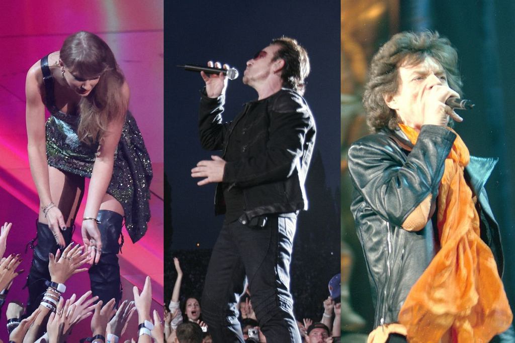 Taylor Swift / U2 / The Rolling Stones