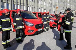 Kielce 19.02.2018, uroczyste powicenie i przekazanie sprztu poarniczego