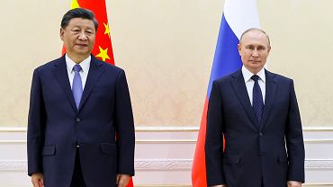 Xi Jinping i Wadimir Putin, Samarkanda, 15 wrzenia 2022 r.