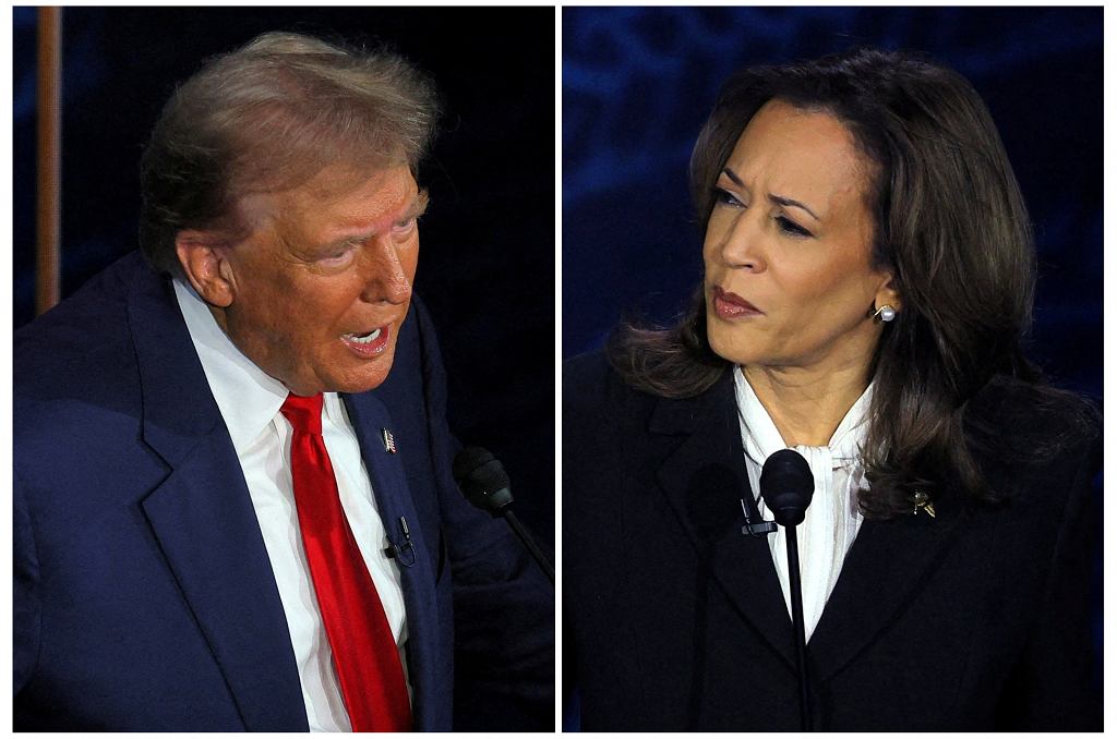 USA. Kandydaci na 47. prezydenta Stanw Zjednoczonych: Donald Trump i Kamala Harris