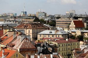 Lublin. Wdok na miasto z wiey zamkowej