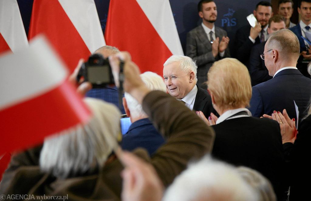 Niedzielne spotkanie zwolennikw PiS z Jarosawem Kaczyskim w Szczecinie