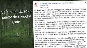 'Nawet rodzice nie maj prawa do dotykania dziecka na si'. Psycholog o granicach nietykalnoci osobistej