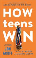 Book cover for "How teens win".