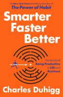 Book cover for "Smarter faster better".