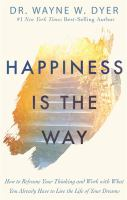 Book cover for "Happiness is the way".