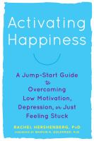 Book cover for "Activating happiness".