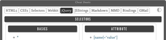 Cheat Sheets Header