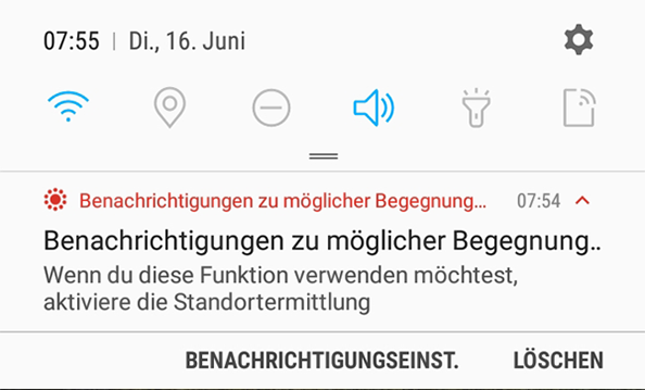 Corona-App - Stand­ort-Zugriff auf Android-Handys