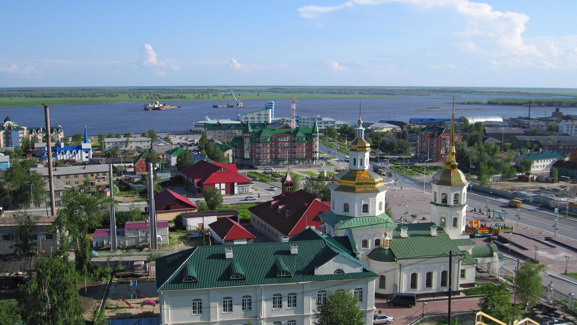 Столица Югры Ханты-Мансийск - РИА Новости, 1920, 13.08.2024