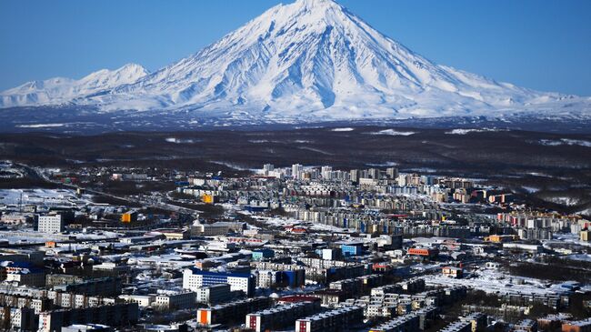 Вид на Петропавловск-Камчатский. Архивное фото