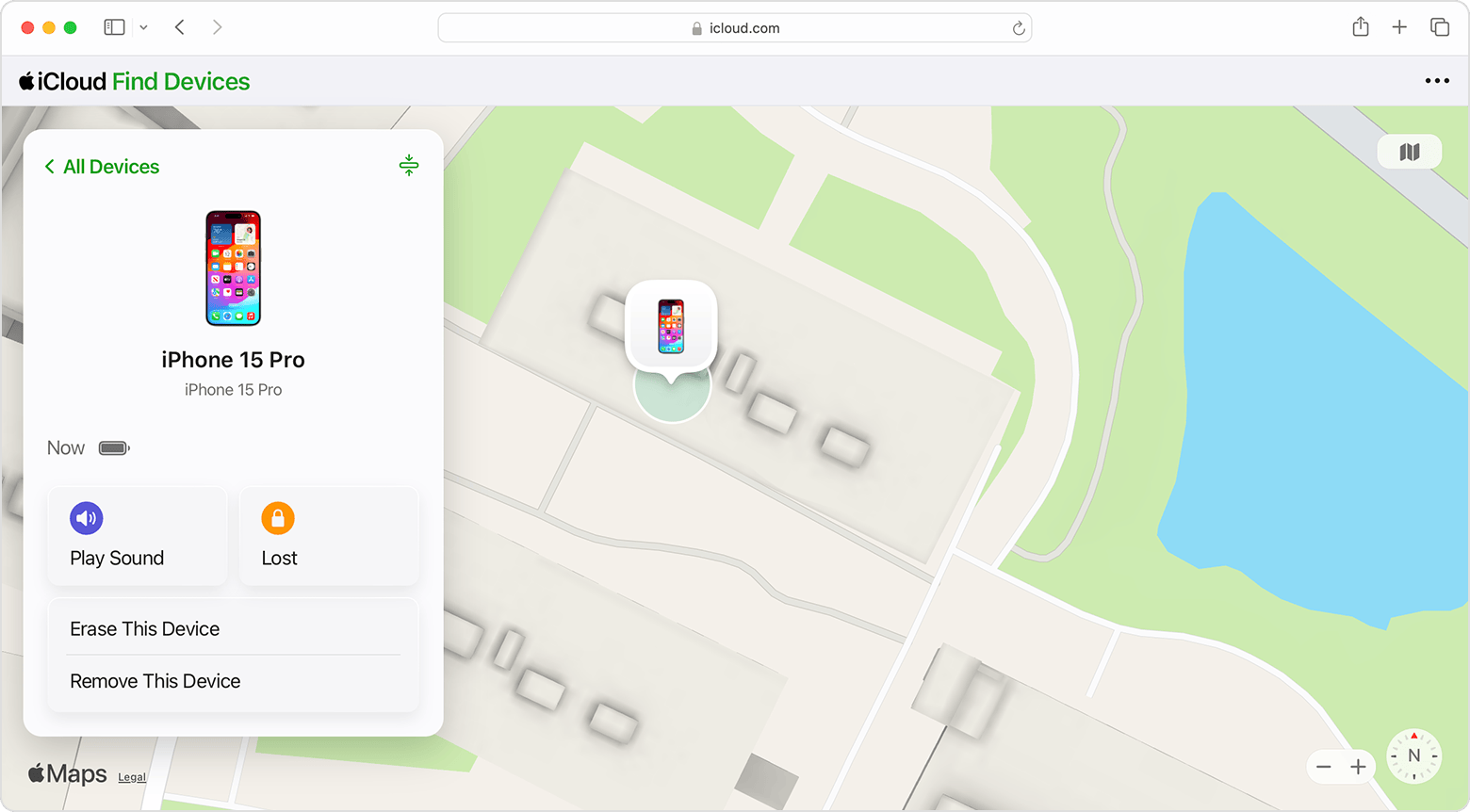 On iCloud.com/find, select your phone and you have the option to mark it as lost.