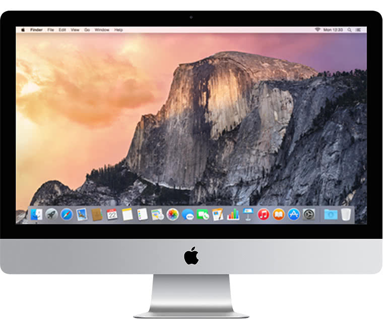 Front of iMac (Retina 5K, 27-inch, Late 2014)