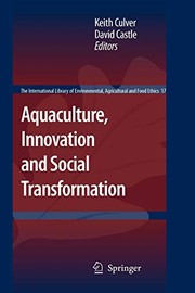 Cover of: Aquaculture, Innovation and Social Transformation