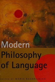 Cover of: Modern philosophy of language