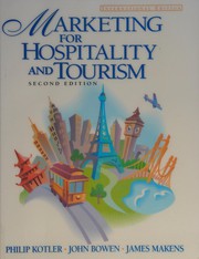 Cover of: Marketing for hospitality and tourism