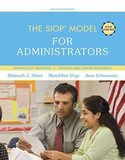 Cover of: SIOP Model for Administrators with Enhanced Pearson eText -- Access Card Package, The