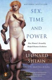 Cover of: Sex, Time, and Power by Leonard Shlain, Leonard Shlain