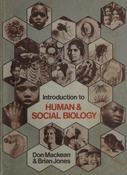 Cover of: Introduction to human and social biology