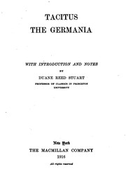 Cover of: The Germania