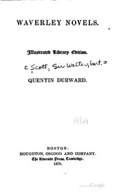 Cover of: Quentin Durward