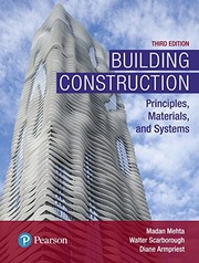 Building construction by Madan Mehta, Diane Armpriest, Walter Scarborough