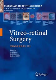 Cover of: Vitreo-retinal Surgery: Progress III