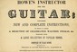 Cover of: Howe's instructor for the guitar