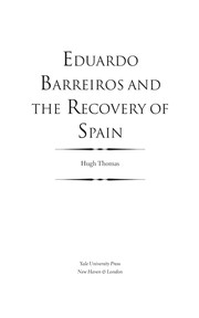 Cover of: Eduardo Barreiros and the recovery of Spain