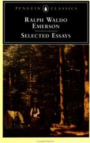 Cover of: Selected essays