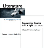 Cover of: Literature : A Portable Anthology 3e & Documenting Sources in MLA Style: 2016 Update