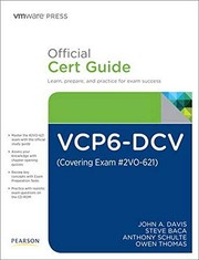 Cover of: VCP6-DCV Official Cert Guide