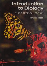 Introduction to biology by D. G. Mackean