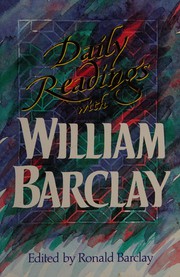 Cover of: Daily readings with William Barclay