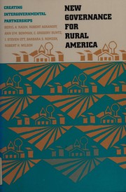 Cover of: New Governance for Rural America: Creating Intergovernmental Partnerships